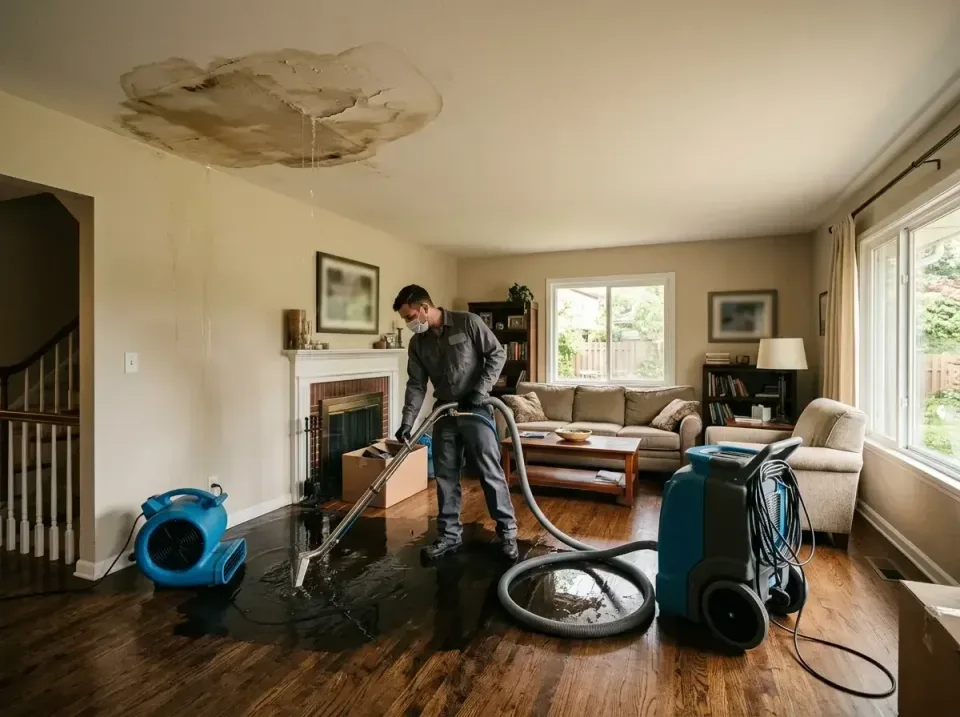 attic-pipe-burst-ceiling-drip-008 — frequently asked questions, Water Damage Restoration & Carpet Care in Anderson, CA